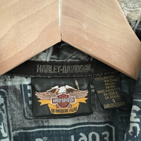 HARLEY DAVIDSON | Button Down All Over Print Shirt - Picture 5 of 9
